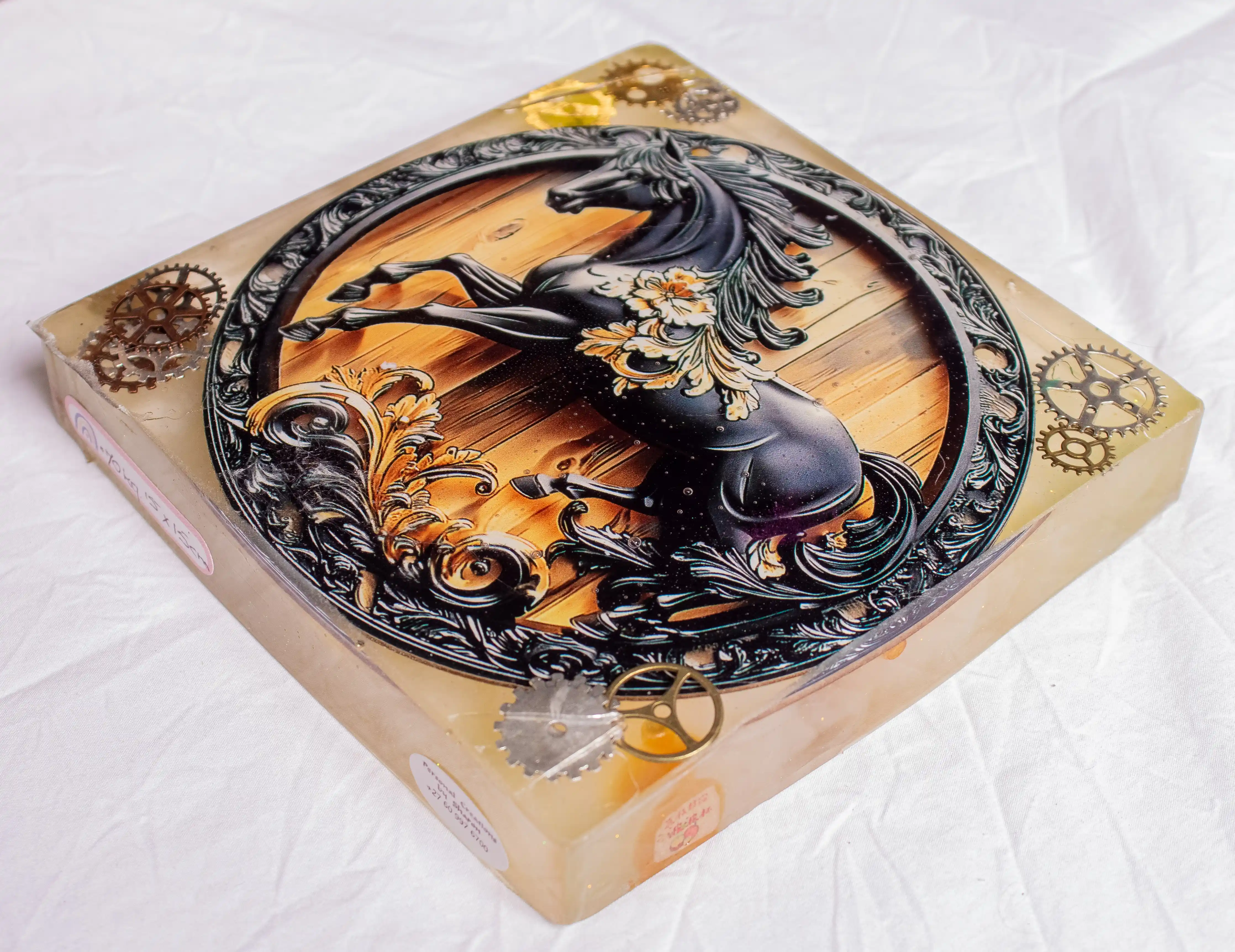Black Stallion Resin Tray