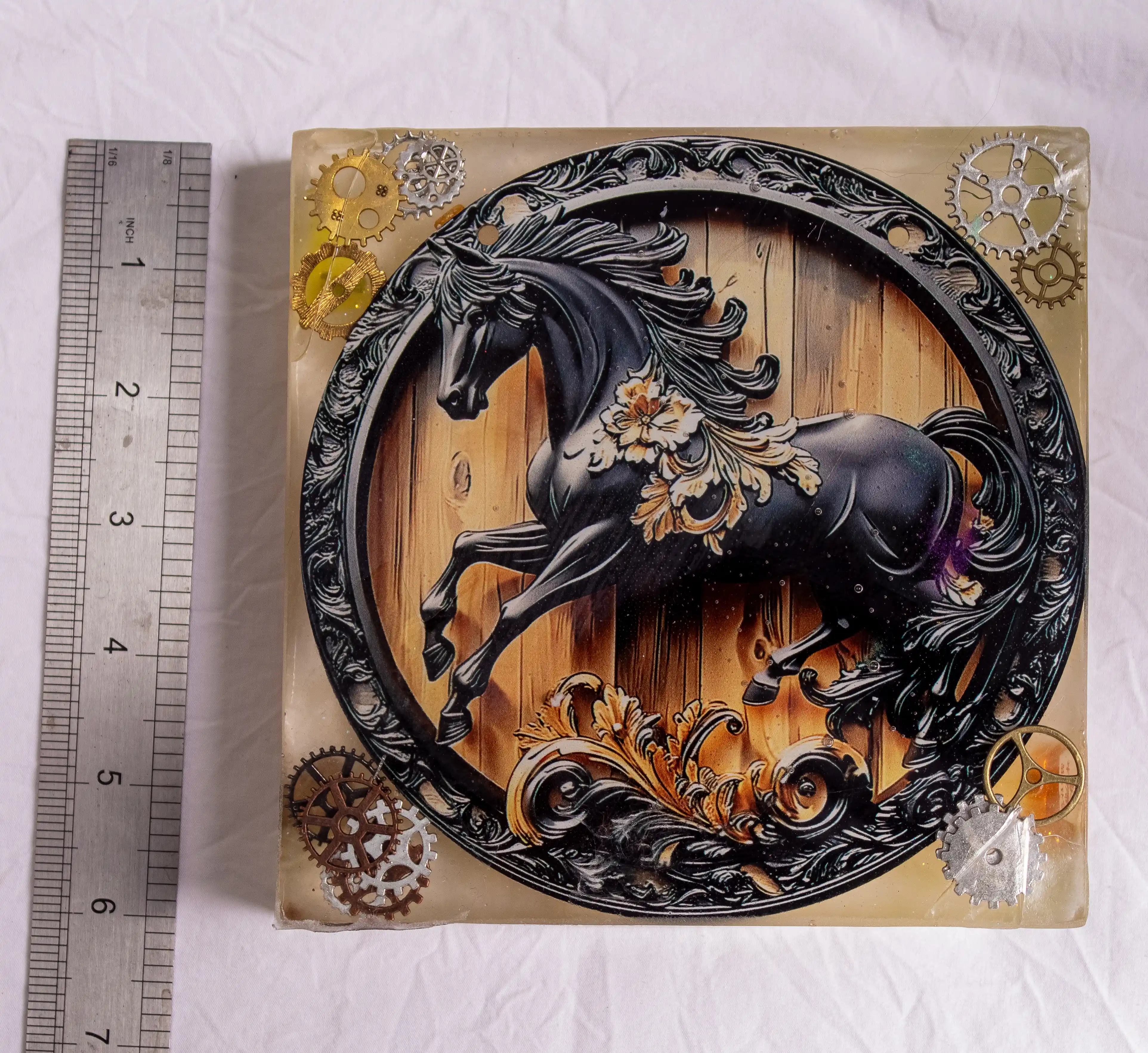 Black Stallion Resin Tray