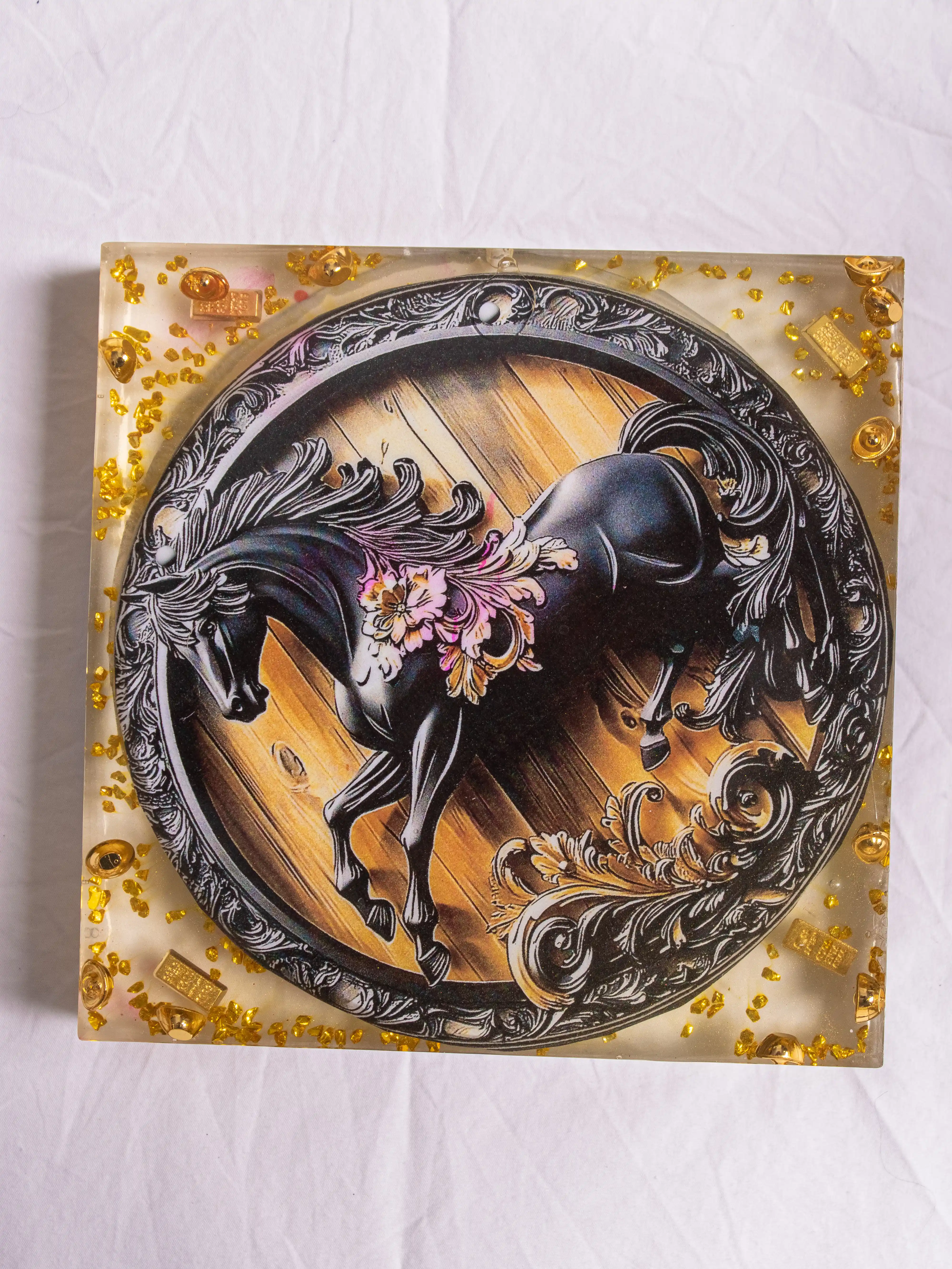 Black Stallion Resin Tray