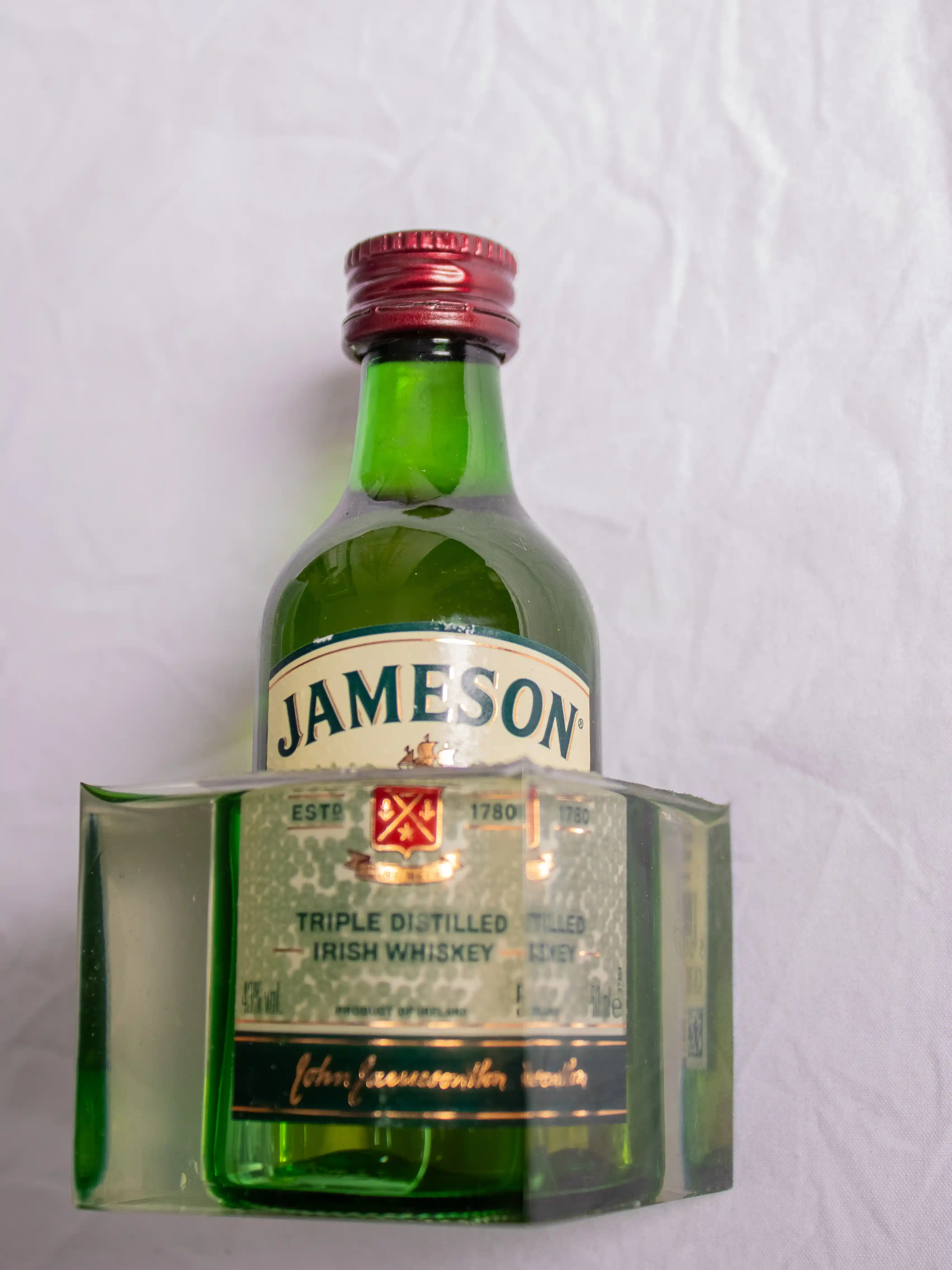 Jameson Mini Bottle Resin Display