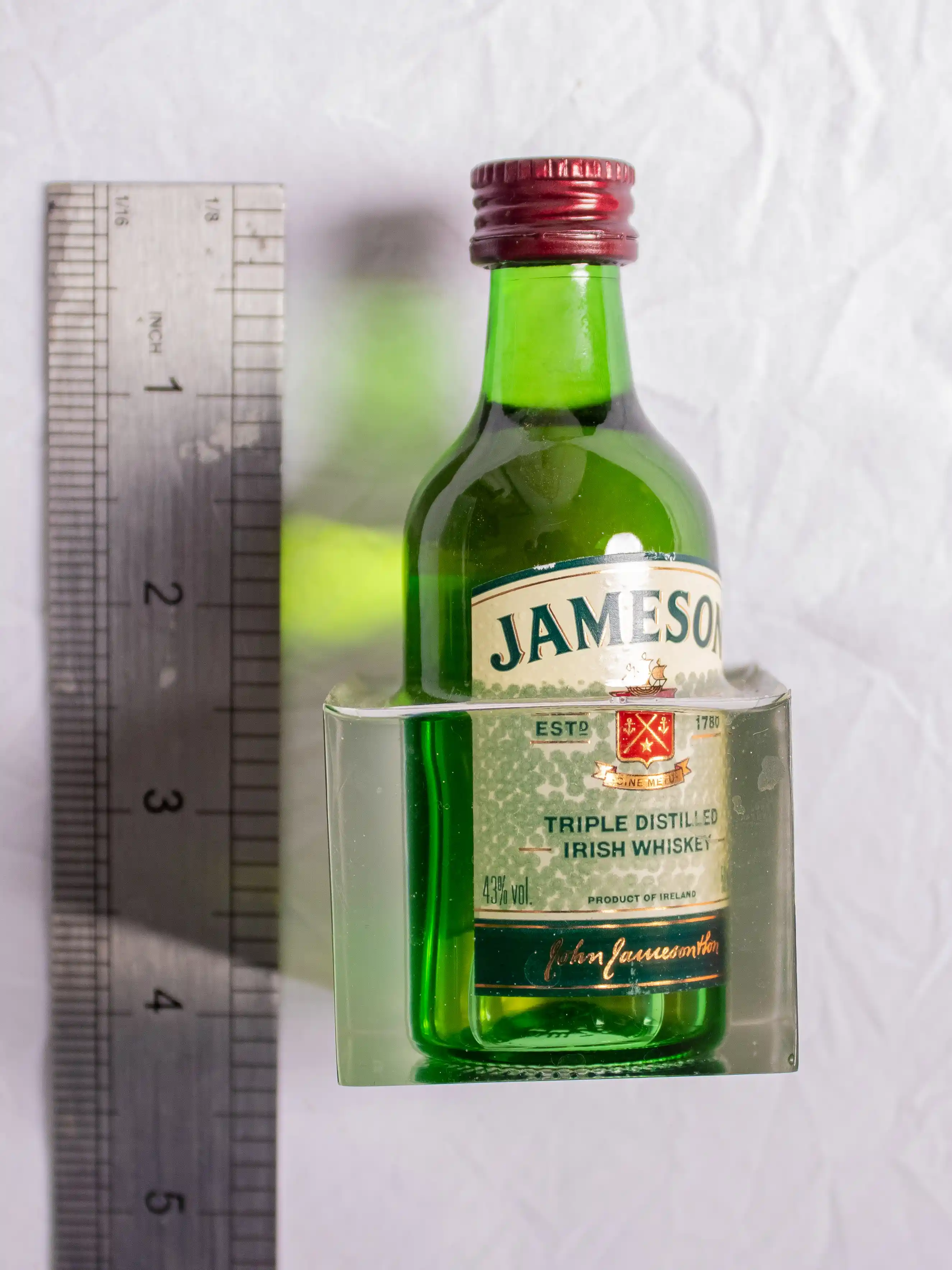 Jameson Mini Bottle Resin Display
