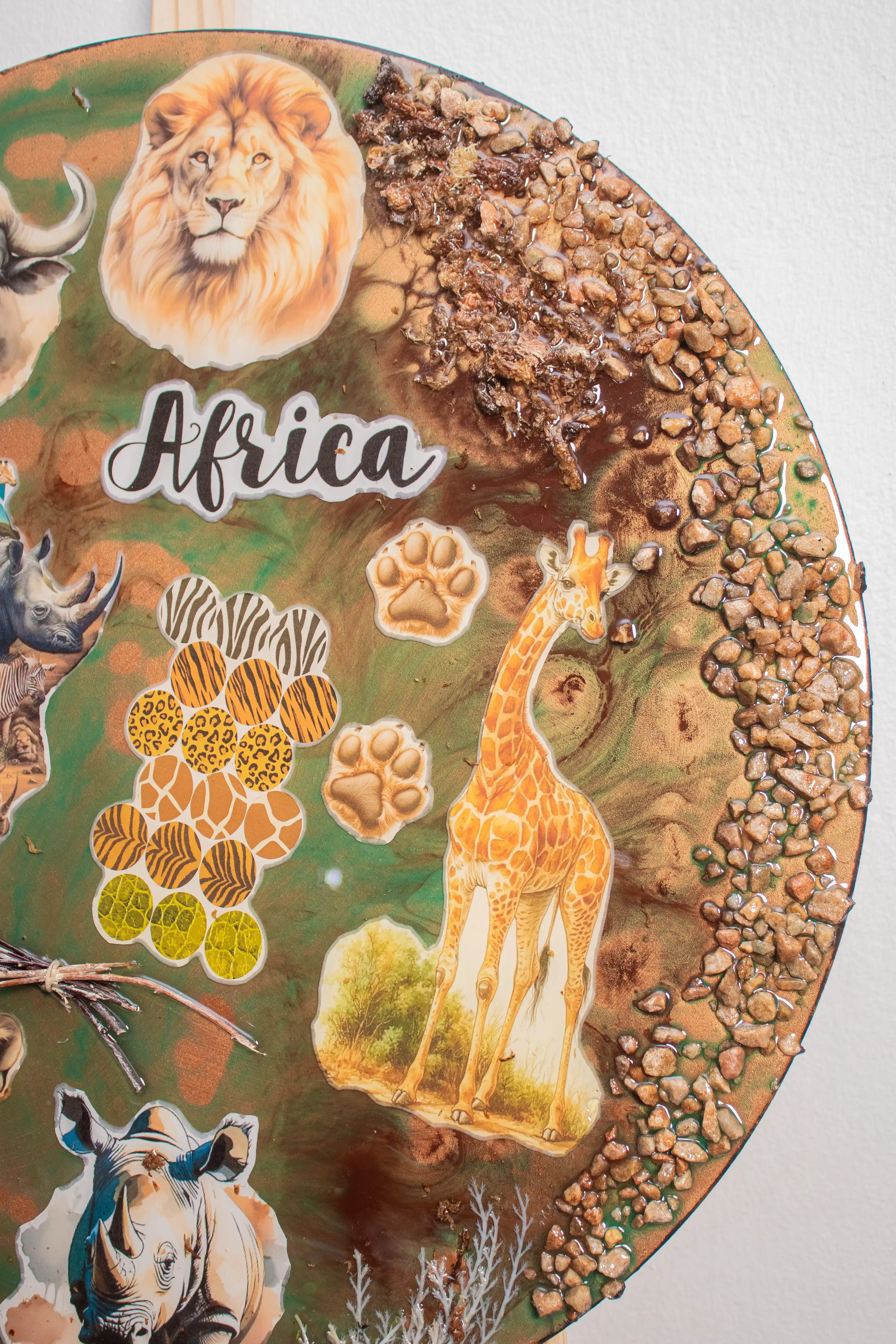 Spirit of Africa Wildlife Resin Plaque