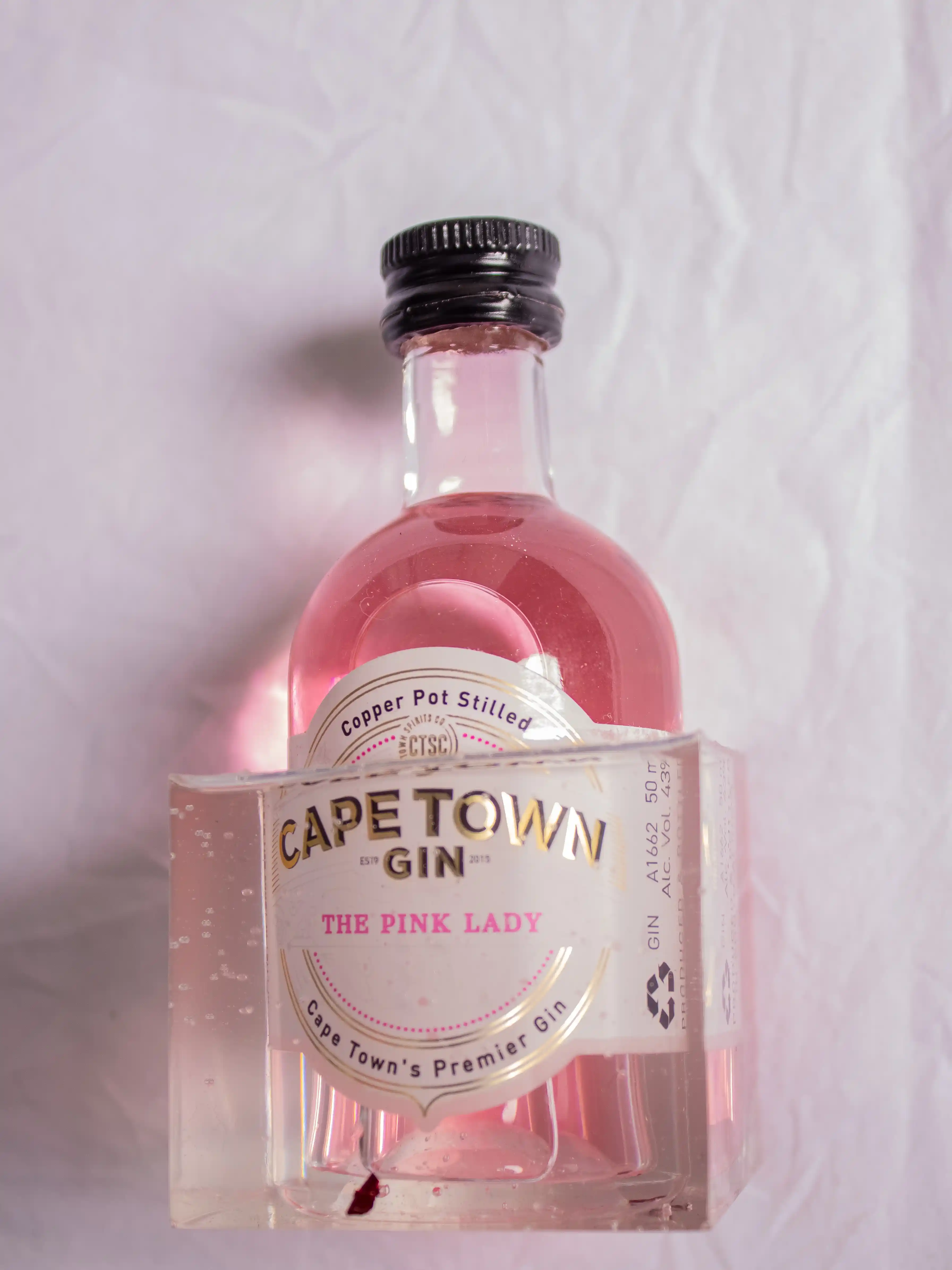 The Pink Lady Cape Town Gin Resin Display
