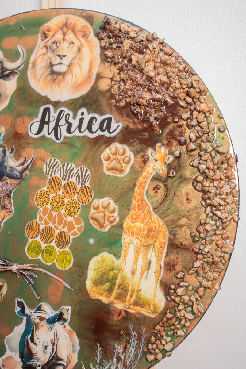Spirit of Africa Wildlife Resin Plaque